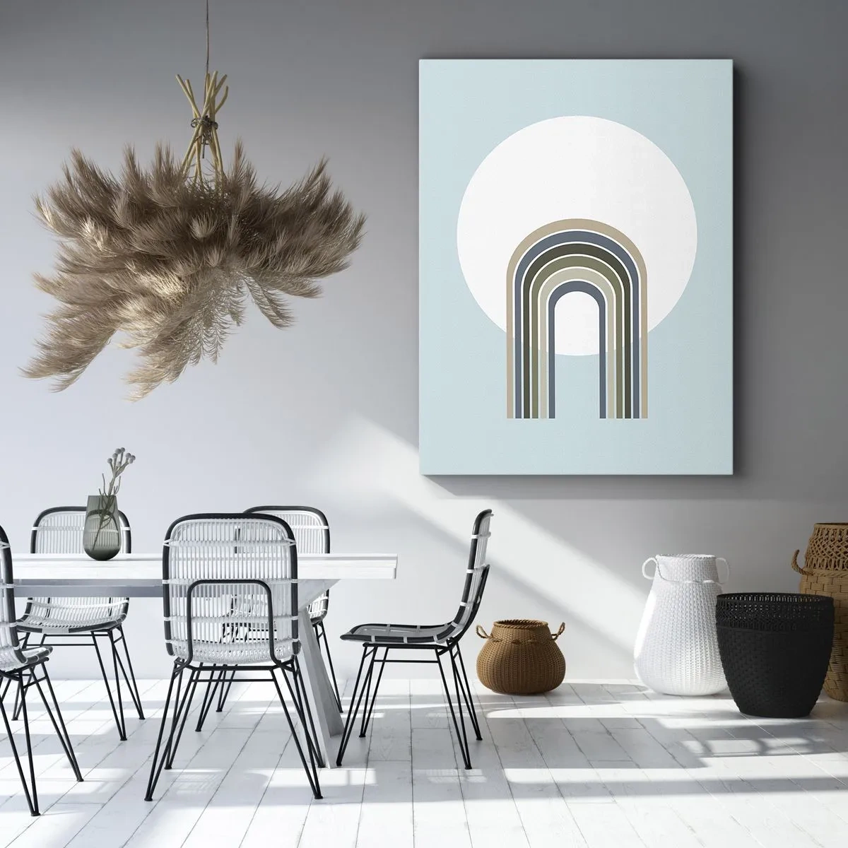 Bild auf Leinwand - Leinwandbild - Unwiderstehliche Anziehungskraft - 55x100 cm