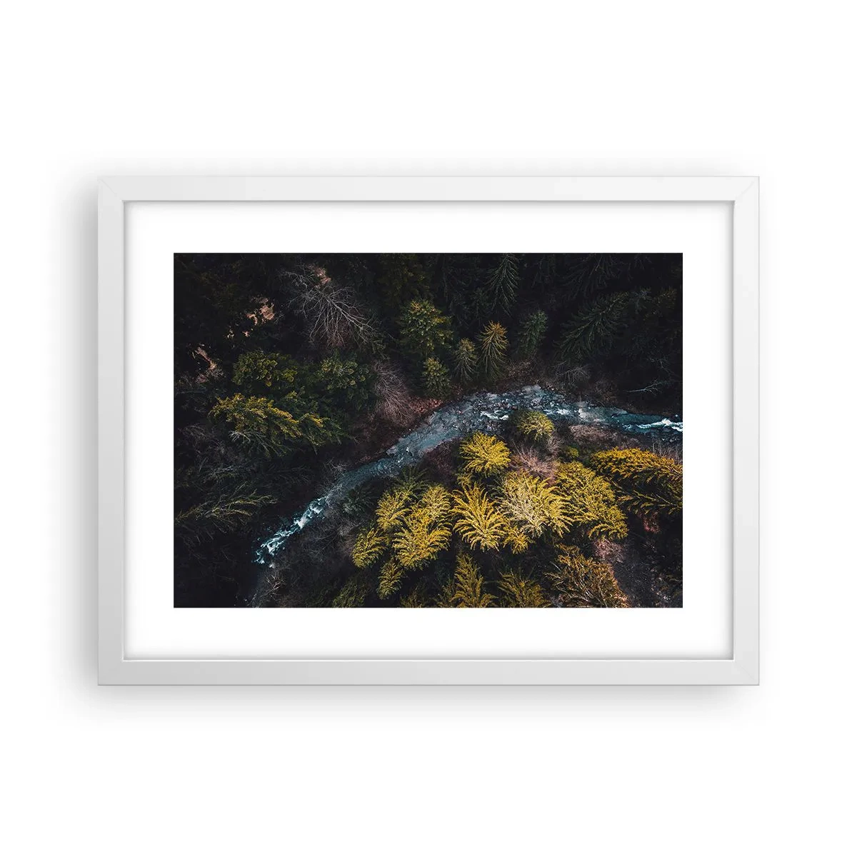 Poster in einem weißen Rahmen - Schnell und immer schneller - 40x30 cm