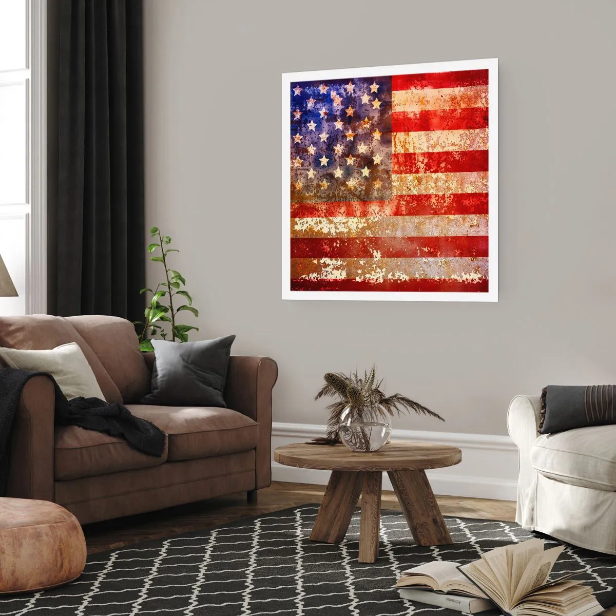 Poster - Ruhm verblasst nicht - 60x60 cm