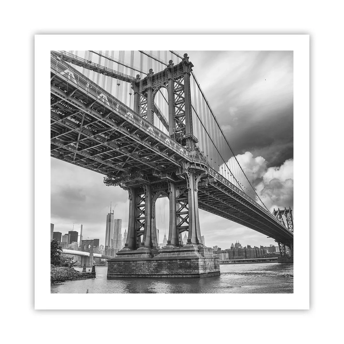 Poster - Ins Herz der Stadt - 60x60 cm