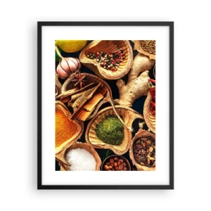 Poster in einem schwarzem Rahmen - Nimm was du willst - 40x50 cm