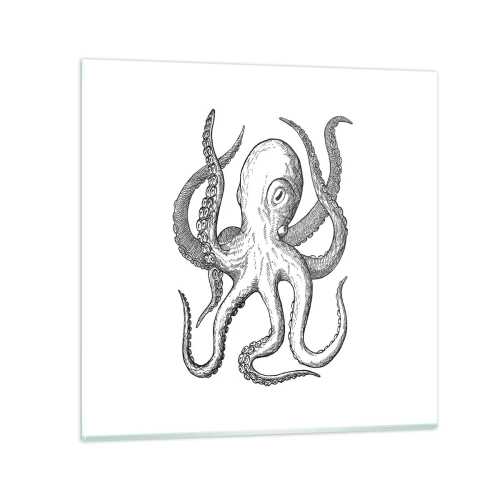 Glasbild - Bild auf glas - Mit den Wellen tanzen - 40x40 cm