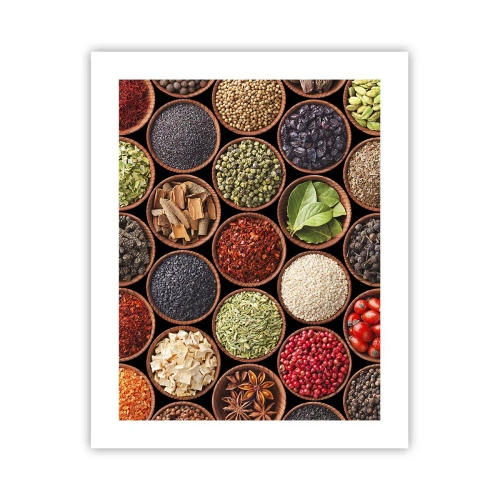 Poster - Alle Aromen der Welt - 40x50 cm
