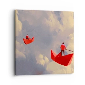 Bild auf Leinwand - Leinwandbild - Expedition der Träumer - 40x40 cm