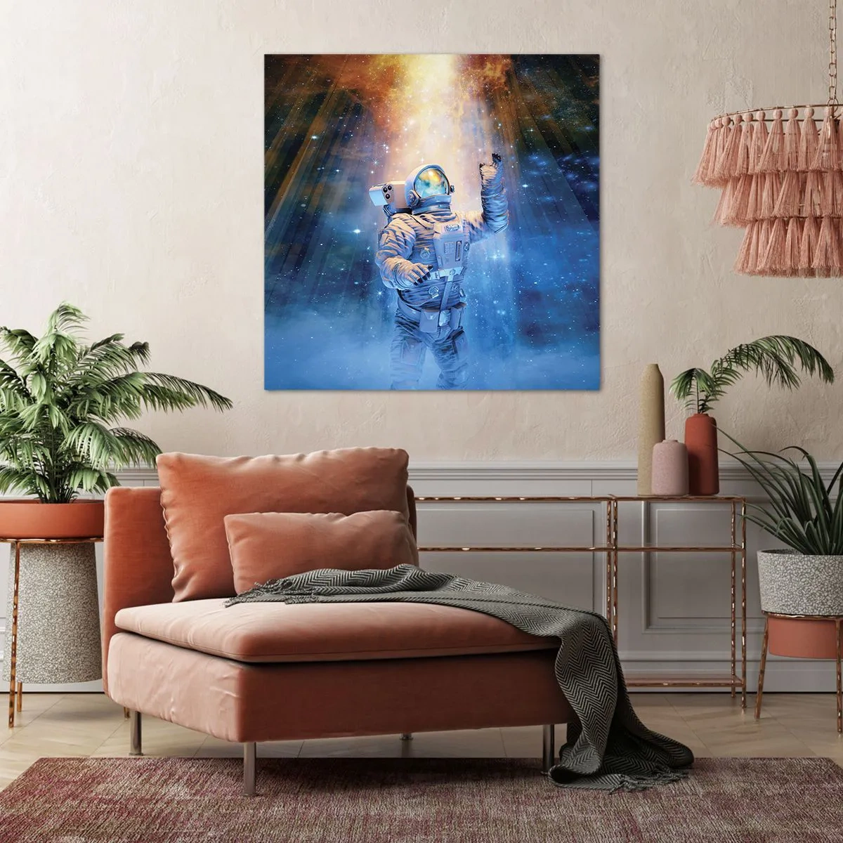 Bild auf Leinwand - Leinwandbild - Endlich am Ende - 40x40 cm