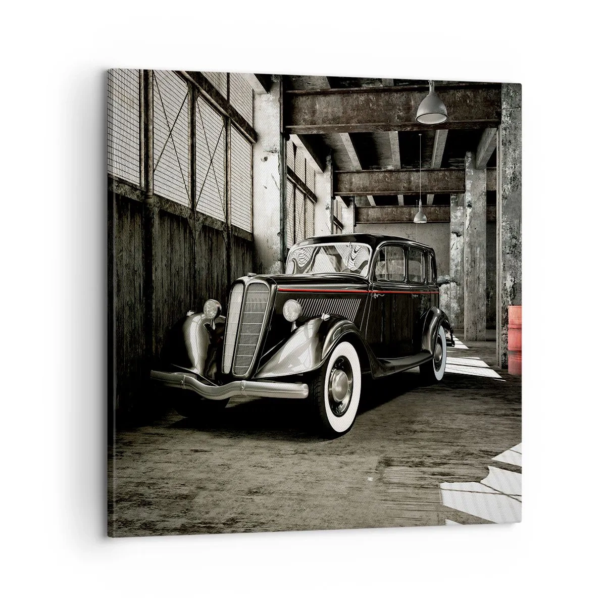 Bild auf Leinwand - Leinwandbild - Die ewige Eleganz der 1930er Jahre - 60x60 cm