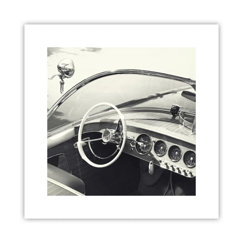 Poster - Wetter für die Reichen - 30x30 cm