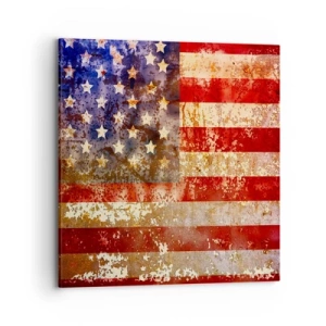 Bild auf Leinwand - Leinwandbild - Ruhm verblasst nicht - 70x70 cm