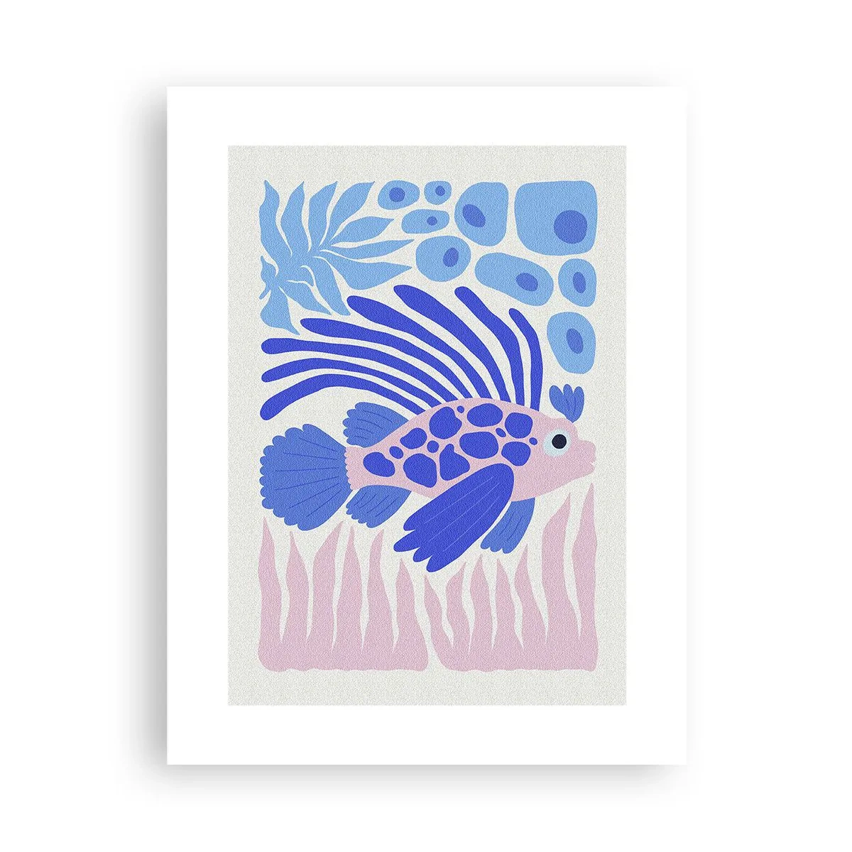 Poster - In seinem Fahrwasser - 30x40 cm