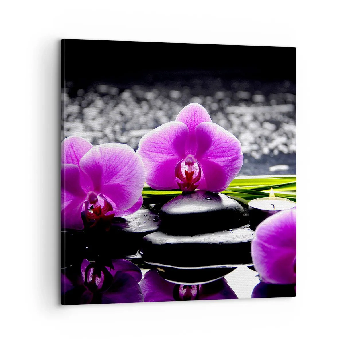 Bild auf Leinwand - Leinwandbild - In Ruhe ertrinken - 60x60 cm