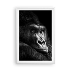 Poster in einem weißen Rahmen - Und was guckst du so? - 61x91 cm