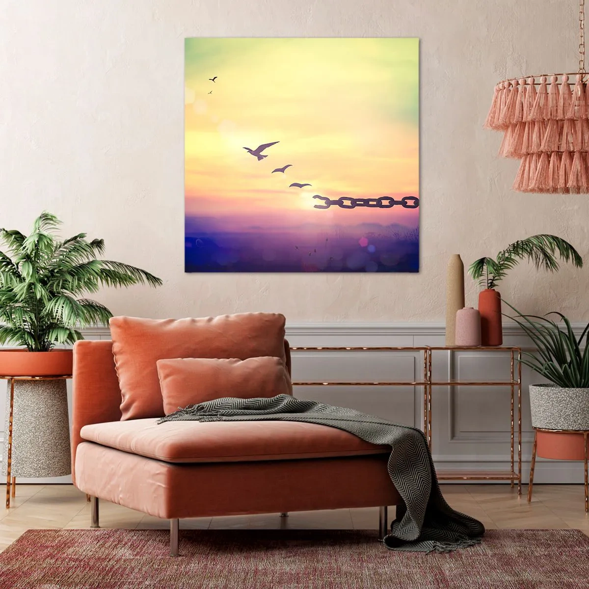 Bild auf Leinwand - Leinwandbild - Der Sieg der Freiheit - 60x60 cm