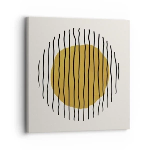 Bild auf Leinwand - Leinwandbild - Abstraktion, die vor Hitze zittert - 30x30 cm