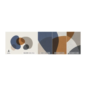 Fototapeten Muster Premium Sand - Farbtropfen - Abstraktion, Stück, Grafik - 100x30 cm