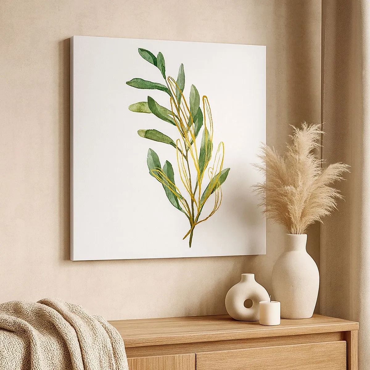 Bild auf Leinwand - Leinwandbild - Alles was gut ist - 30x30 cm