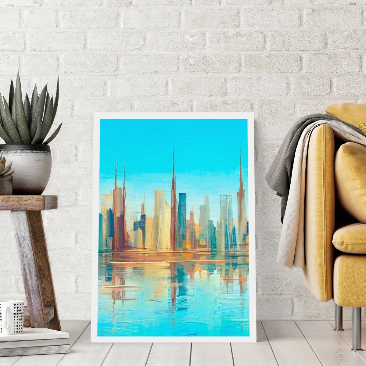 Poster - Sonnige Metropole - 40x50 cm