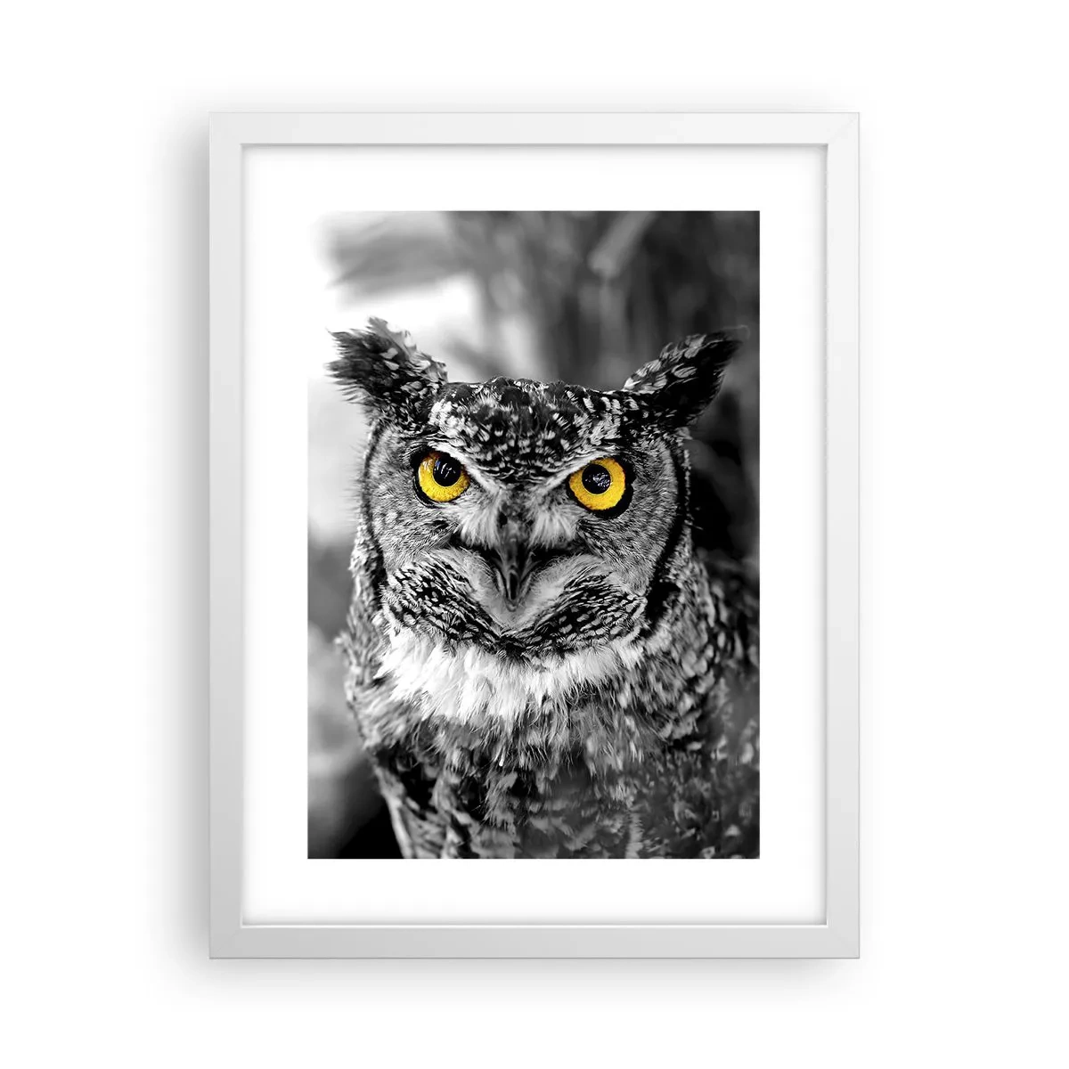 Poster in einem weißen Rahmen - Nichts wird sich verstecken - 30x40 cm