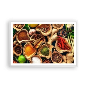 Poster in einem weißen Rahmen - Nimm was du willst - 91x61 cm