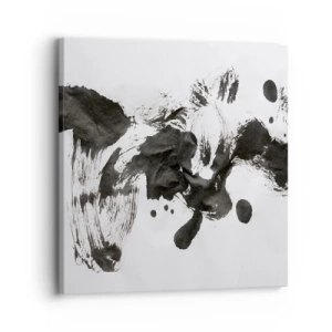 Bild auf Leinwand - Leinwandbild - Obwohl das Wahnsinn ist, steckt darin eine Methode? - 30x30 cm