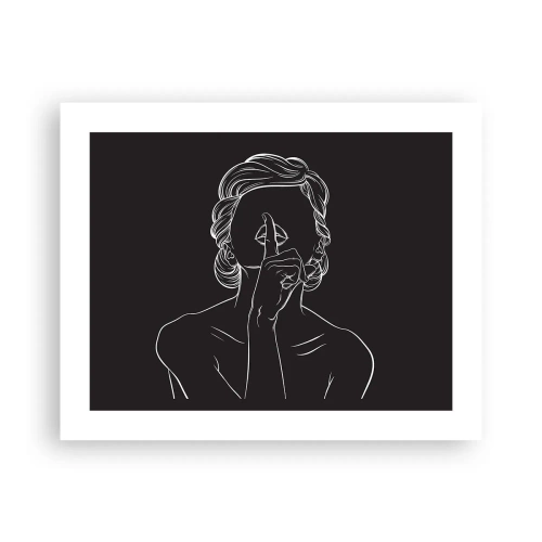 Poster - Schönheit erblüht in der Stille - 50x40 cm