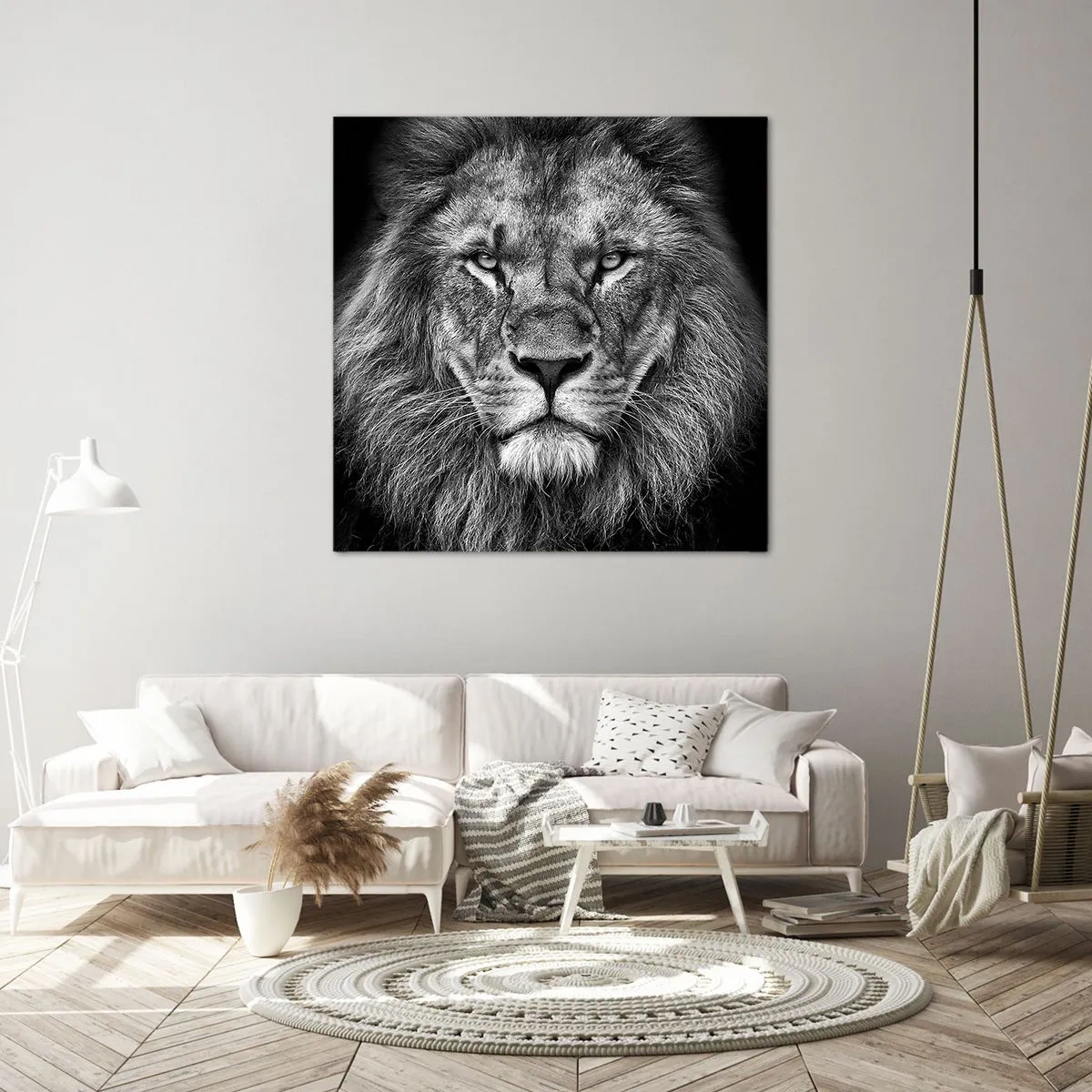 Bild auf Leinwand - Leinwandbild - Im Krönungsgewand - 70x70 cm