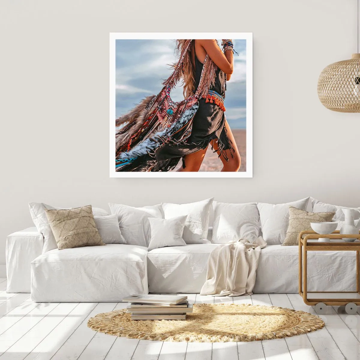 Poster - Das Mädchen des Schamanen - 40x40 cm