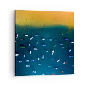 Bild auf Leinwand - Leinwandbild - Feiertagsspiel - 70x70 cm