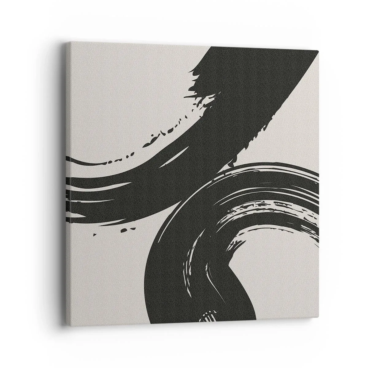 Bild auf Leinwand - Leinwandbild - Ausladend und kreisförmig - 40x40 cm