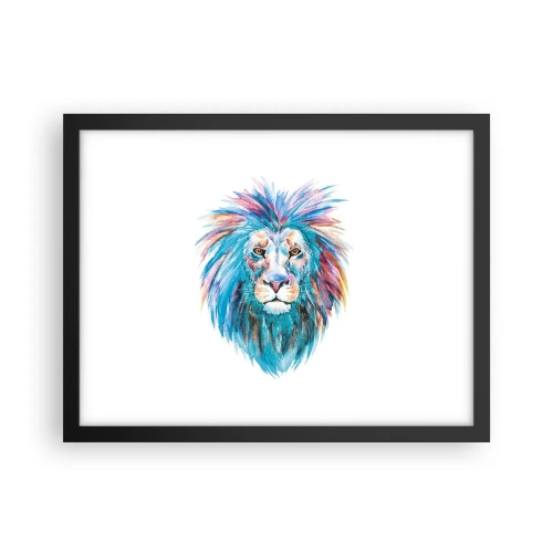 Poster in einem schwarzem Rahmen - Eine elektrisierende Aura - 40x30 cm