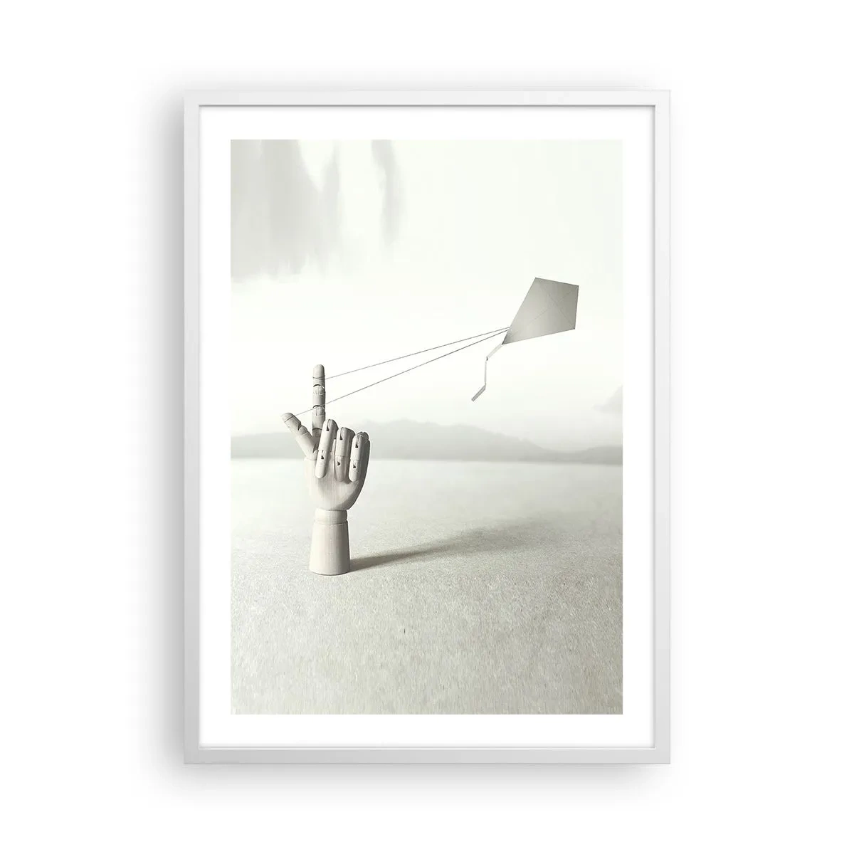 Poster in einem weißen Rahmen - Kraftprobe - 50x70 cm