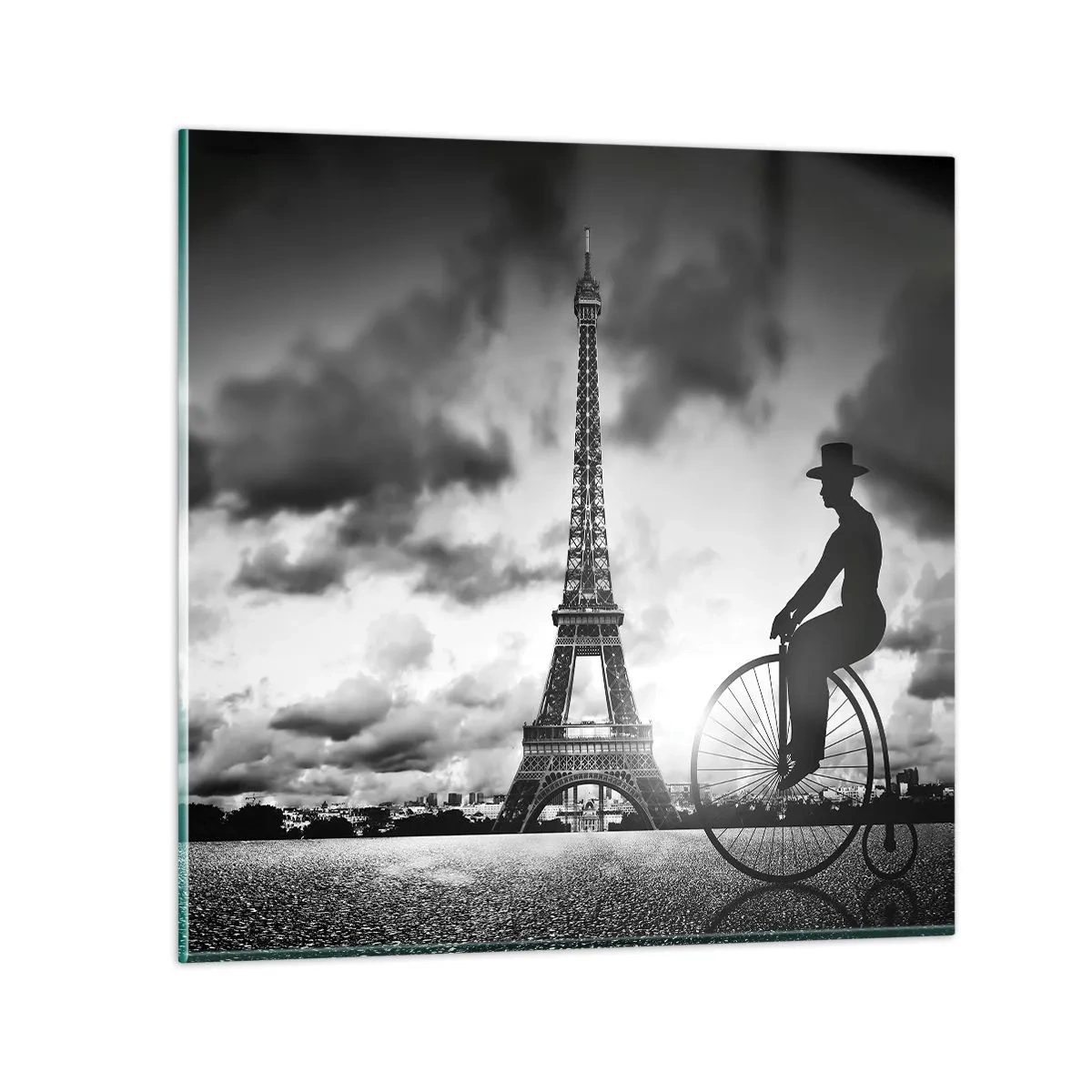 Glasbild - Bild auf glas - Sehnsucht nach Belle Epoque - 30x30 cm