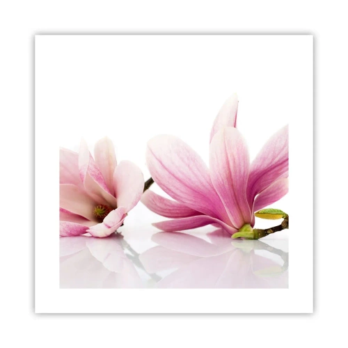Poster - Zart wie ein Frühlingswind - 40x40 cm