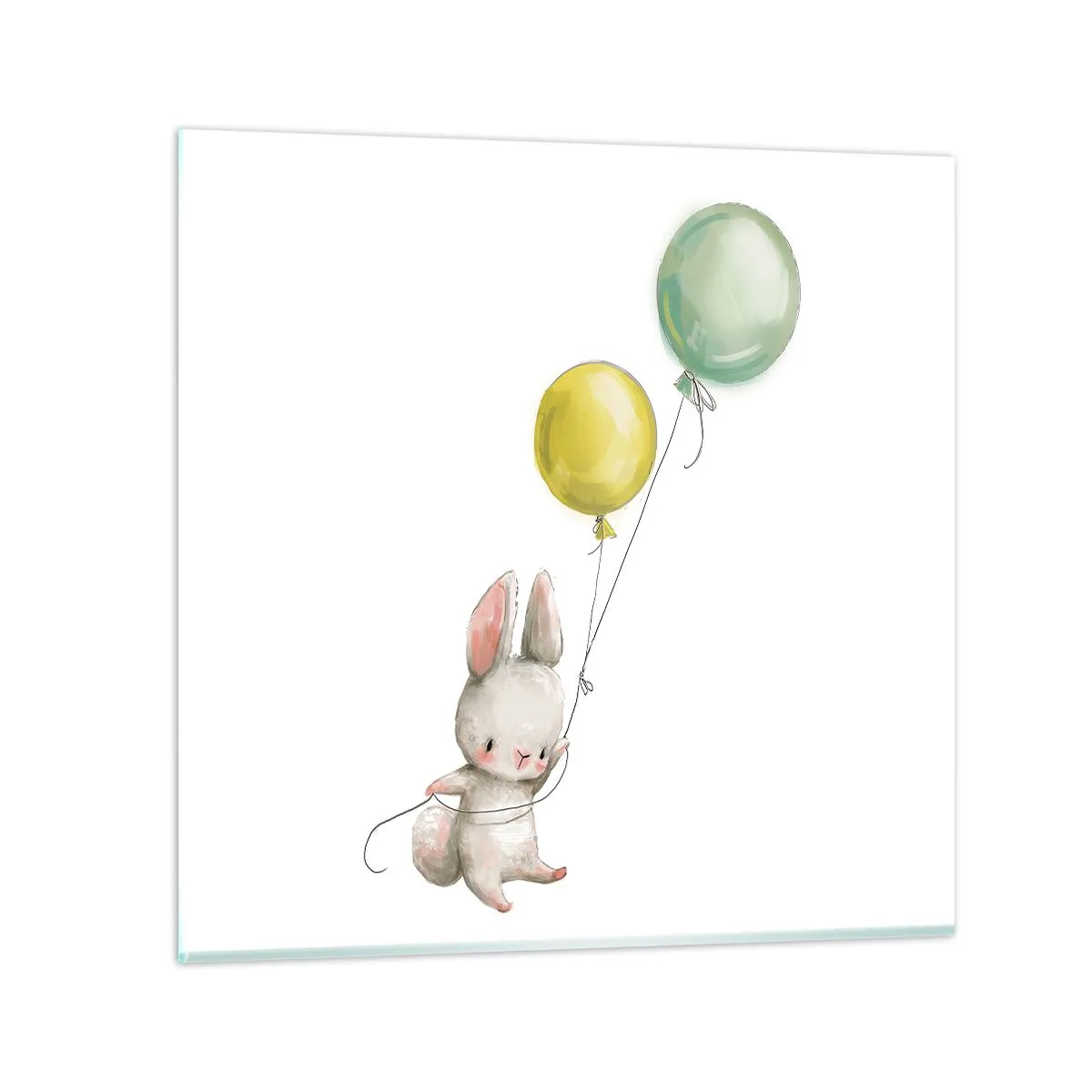 Glasbild - Bild auf glas - Ich werde auch fliegen! - 60x60 cm