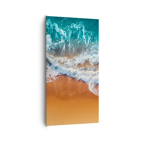 Bild auf Leinwand - Leinwandbild - Immer Hand in Hand - 65x120 cm