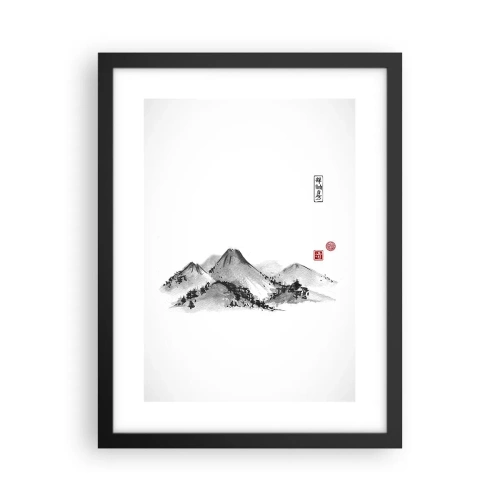 Poster in einem schwarzem Rahmen - Unendliche Fernen - 30x40 cm