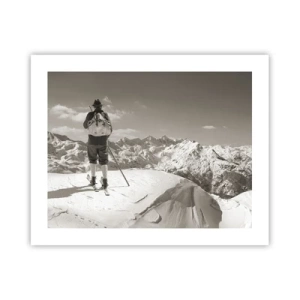 Poster - Und die Berge bleiben unverändert - 50x40 cm