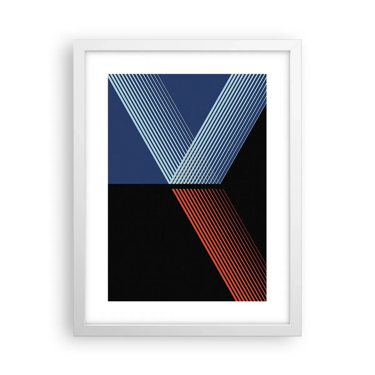 Poster in einem weißen Rahmen - Eine einfache Geschichte - 30x40 cm