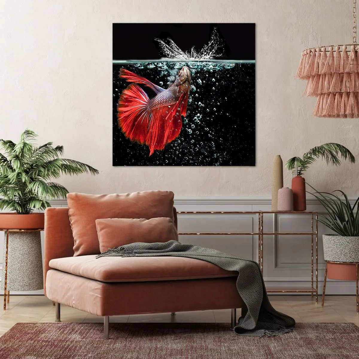 Bild auf Leinwand - Leinwandbild - Du hast drei Wünsche - 40x40 cm