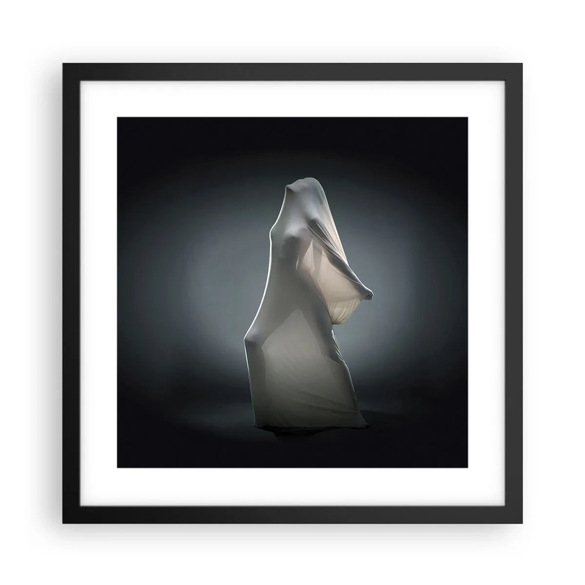 Poster in einem schwarzem Rahmen - Versteckte Wünsche - 40x40 cm