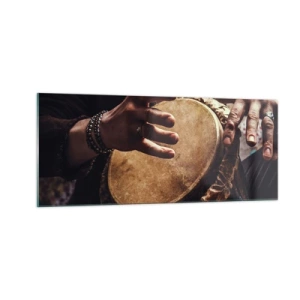 Glasbild - Bild auf glas - Im Rhythmus des Herzens - 100x40 cm