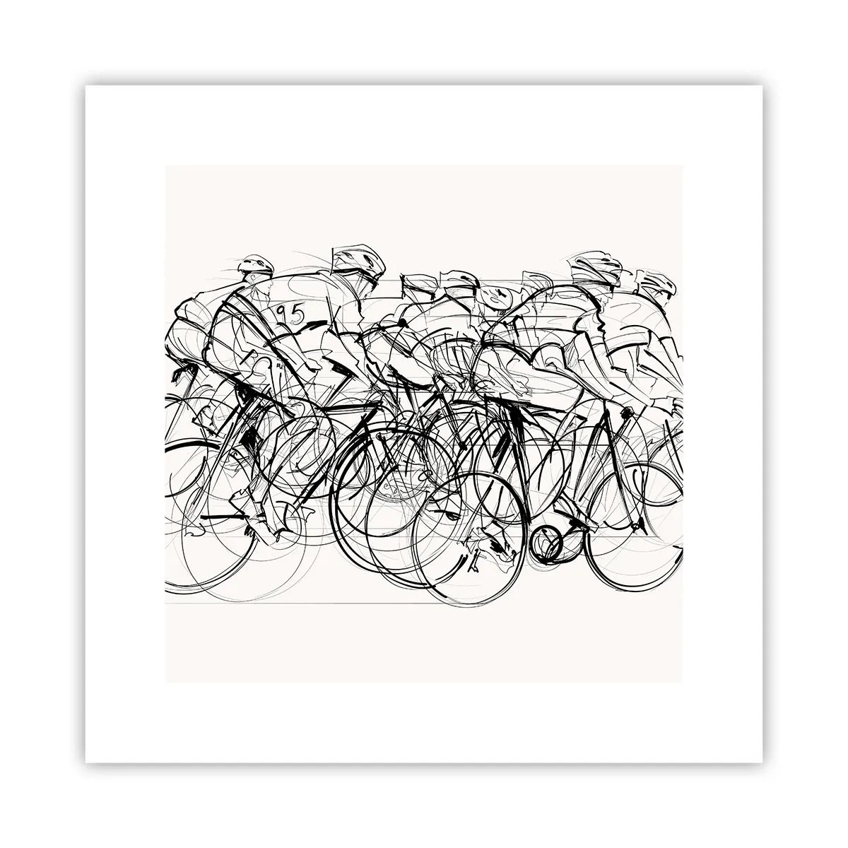 Poster - Gemeinsam als Team - 30x30 cm