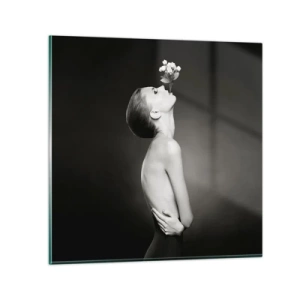 Glasbild - Bild auf glas - Exzentrische Eleganz - 30x30 cm