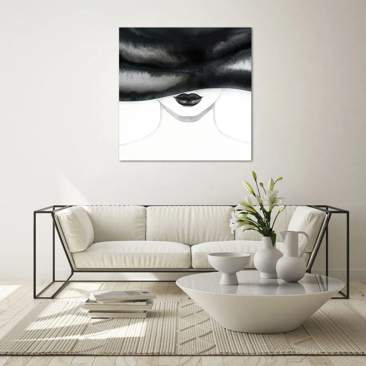 Glasbild - Bild auf glas - Ein sinnliches Geheimnis - 70x70 cm