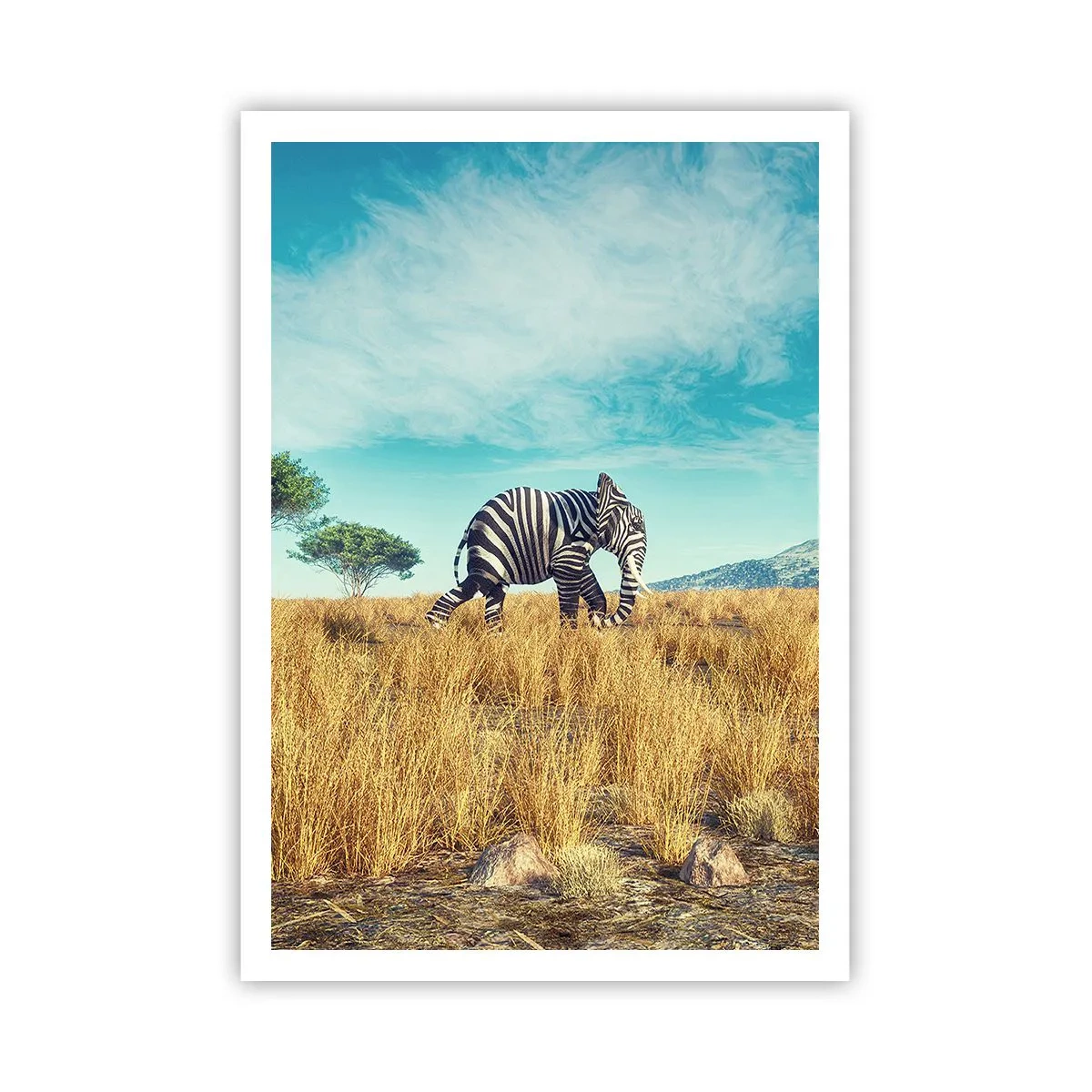 Poster - Grau ist nicht mehr in Mode - 70x100 cm