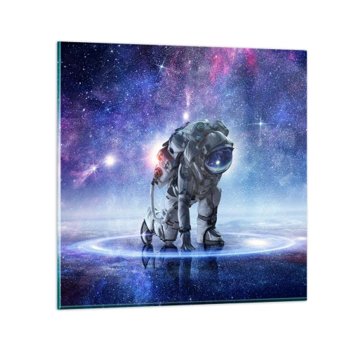 Glasbild - Bild auf glas - Der Sternenhimmel über mir - 30x30 cm