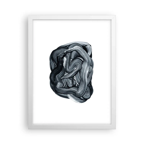 Poster in einem weißen Rahmen - Es ist nicht so einfach - 30x40 cm