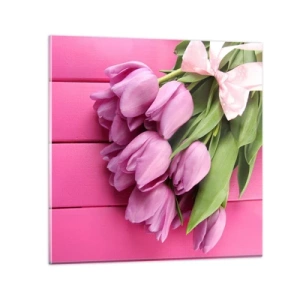 Glasbild - Bild auf glas - Nur für dich - 70x70 cm