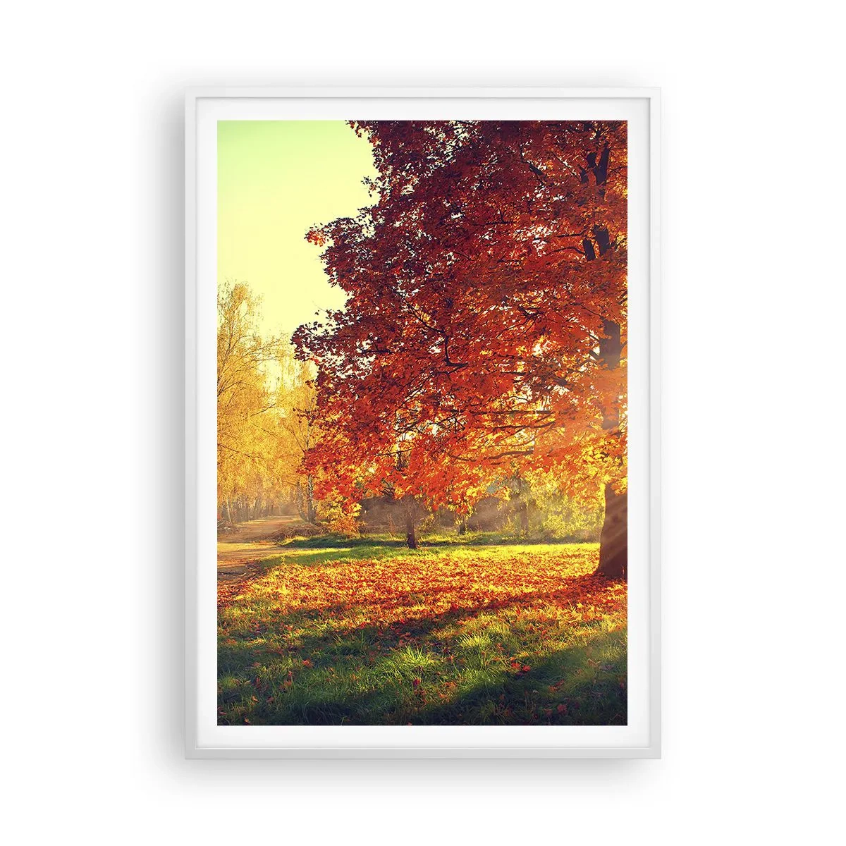 Poster in einem weißen Rahmen - Unhöflich ist schön - 70x100 cm