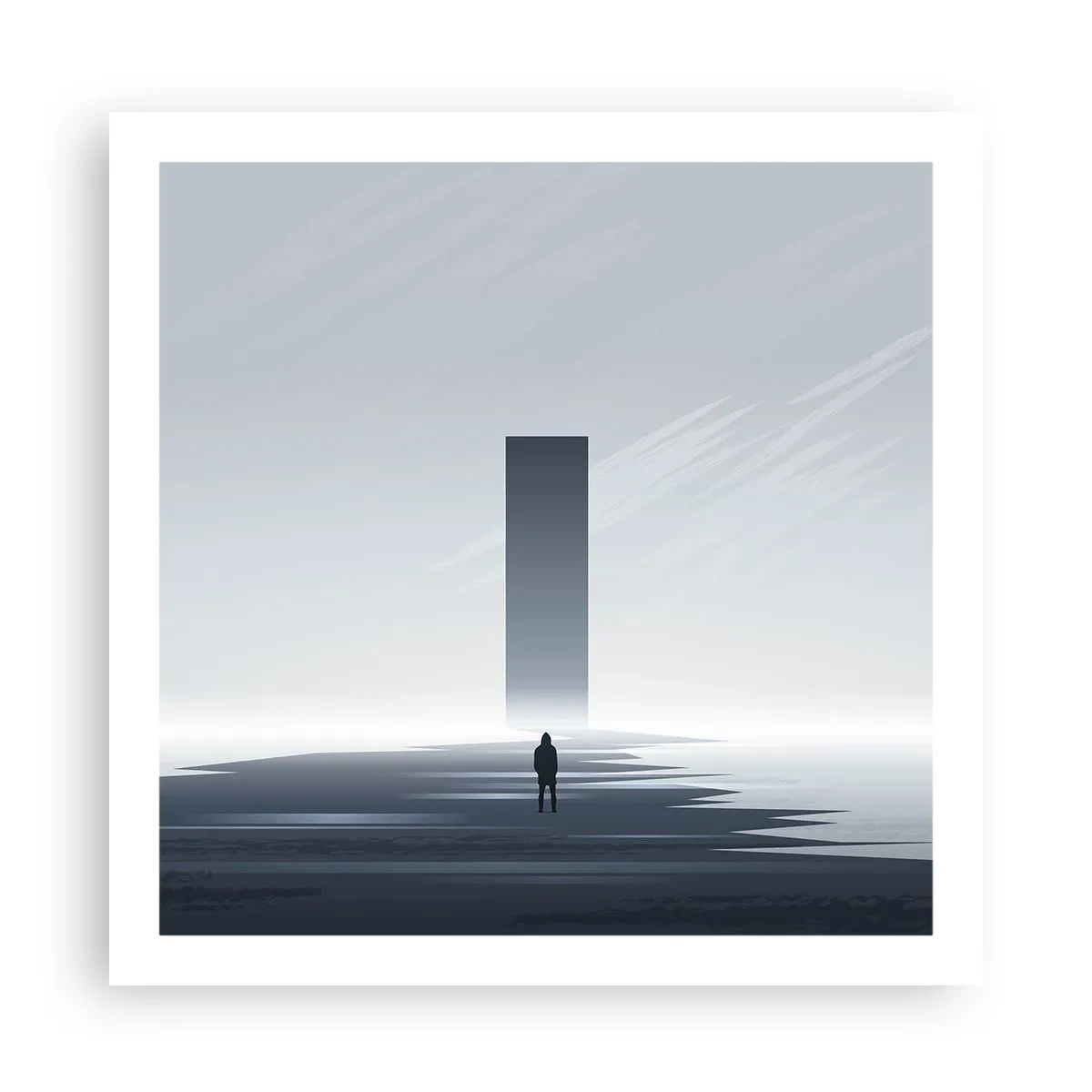 Poster - Chance oder Bedrohung? - 60x60 cm
