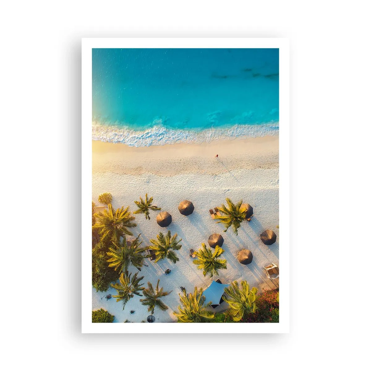 Poster - Willkommen im Paradies - 70x100 cm